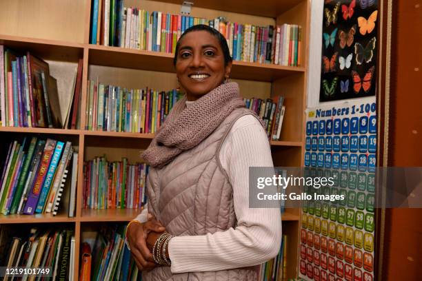 Ponnie Moodley poses a photo during an interview on June 09, 2020 in Johannesburg, South Africa. The veteran educator of 31 years has transitioned to...