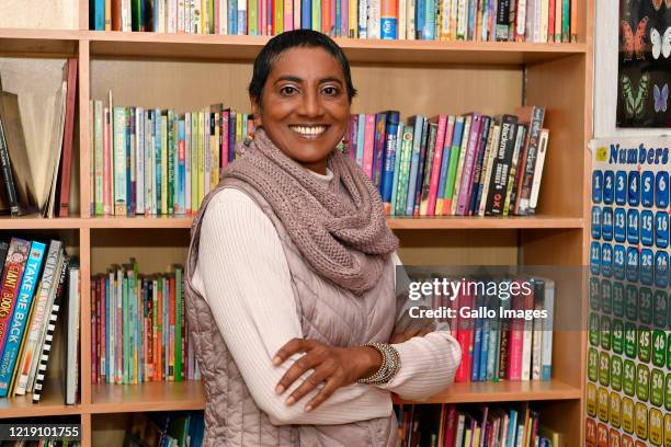 Ponnie Moodley poses a photo during an interview on June 09, 2020 in Johannesburg, South Africa. The veteran educator of 31 years has transitioned to...