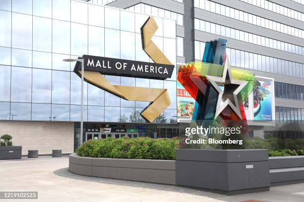 The Mall of America stands in Bloomington, Minnesota, U.S., on Wednesday, June 10, 2020. The mall was initially closed due to the coronavirus...
