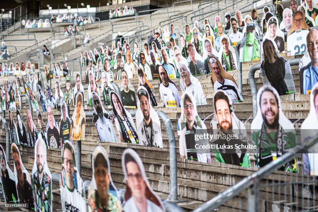 Borussia Moenchengladbach Supporters Sustain Their Club By Buying Cardboard Characters