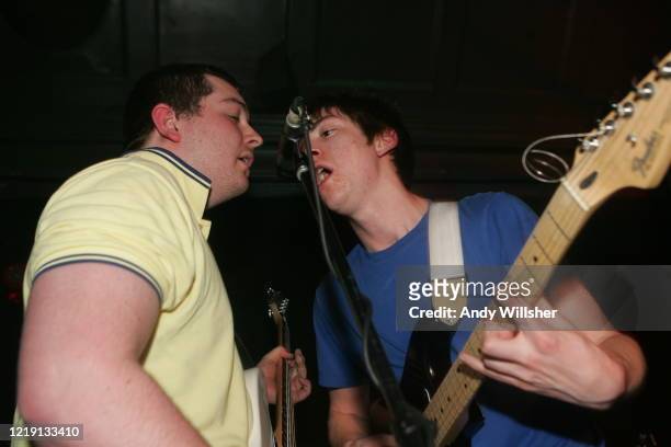 Arctic Monkeys performing in Nottingham in 2005