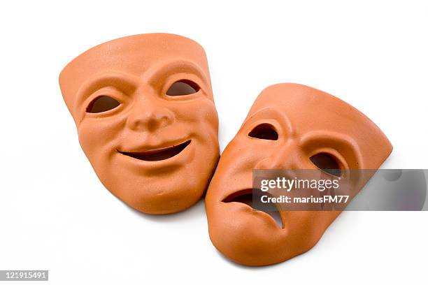 maske - theatermaske stock-fotos und bilder
