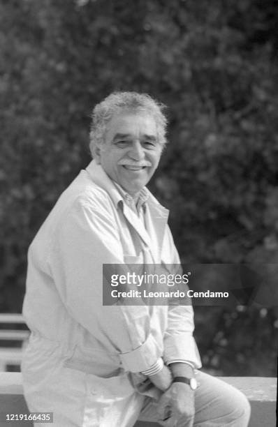 Colombian writer and journalist Gabriel García Márquez, Lido, 10th September 1986.