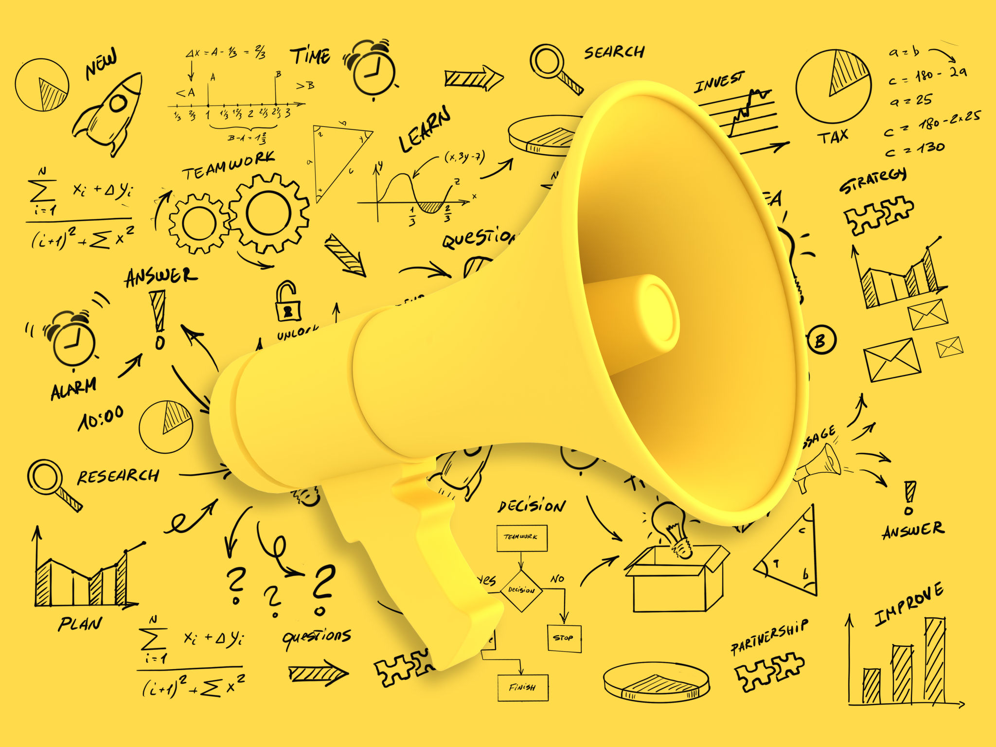 Marketing campaign strategy advertisement brand megaphone Marketing campaign strategy advertisement brand megaphone