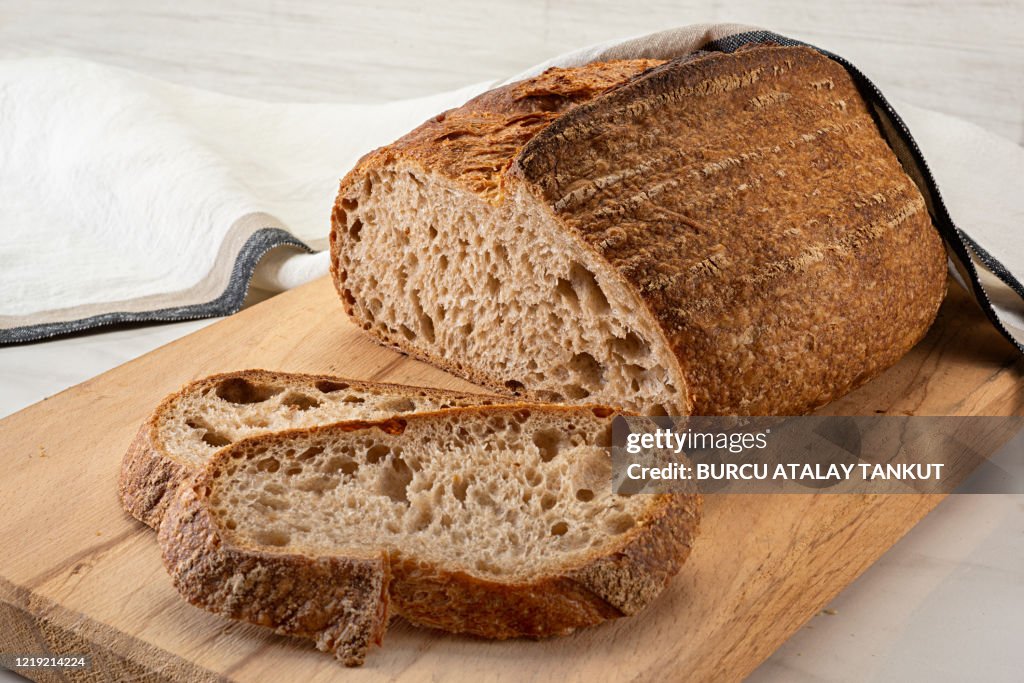 Whole Wheat Sourdough Bread