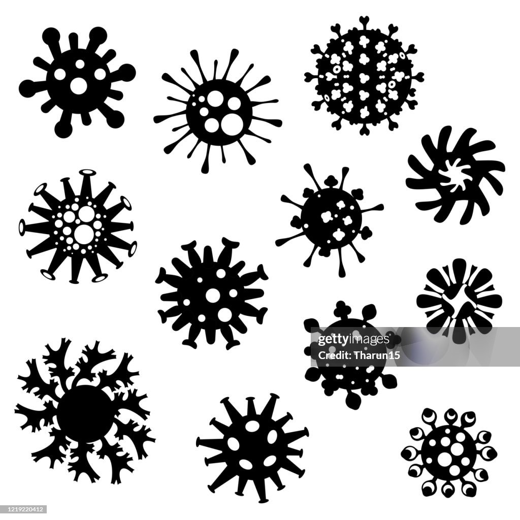 Vector illustration of Viruses