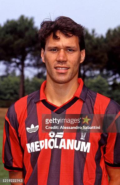 Marco Van Basten of AC Milan poses for photo, Italy. News Photo - Getty ...