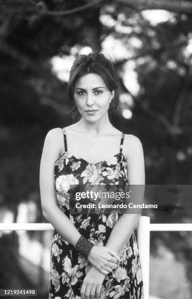 Italian actress Sabrina Ferilli, Lido, 14 September 1994.