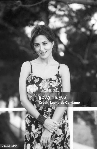 Italian actress Sabrina Ferilli, Lido, 14 September 1994.