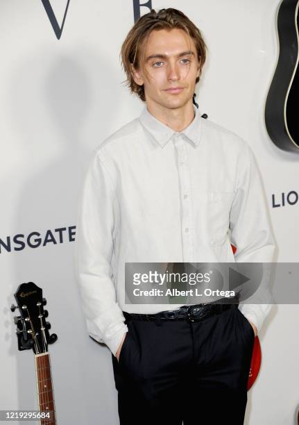 Hart Denton arrives for the Premiere Of Lionsgate's "I Still Believe" held at ArcLight Hollywood on March 7, 2020 in Hollywood, California.