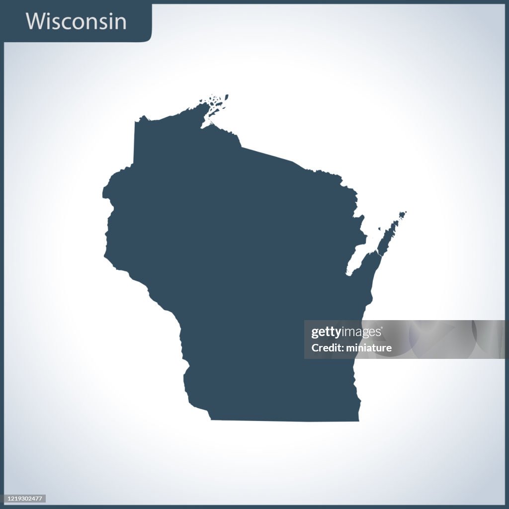 Wisconsin Map With Scale Wisconsin Map High-Res Vector Graphic - Getty Images