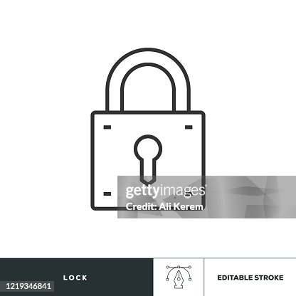 鎖定可編輯描邊圖示 鎖定可編輯描邊圖示