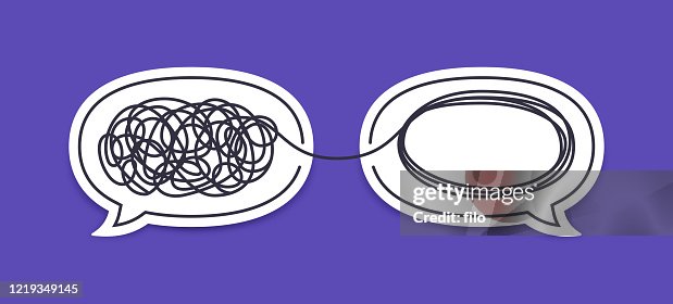 Organizing Thoughts Meditation Mindfulness Idea Communication Speech Bubbles Organizing Thoughts Meditation Mindfulness Idea Communication Speech Bubbles