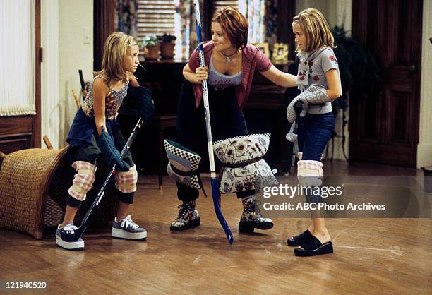 The Tutor" - Airdate: October 2, 1998. MARY-KATE OLSEN;SALLY WHEELER;ASHLEY OLSEN