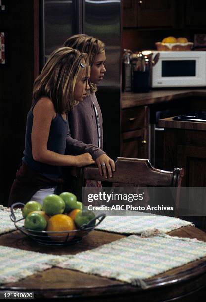 First Crush" - Airdate: October 16, 1998. MARY-KATE AND ASHLEY OLSEN