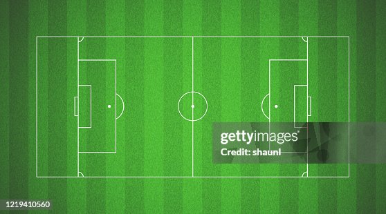 Footbal Field Header Football Soccer Field Overhead High-Res Vector Graphic - Getty Images
