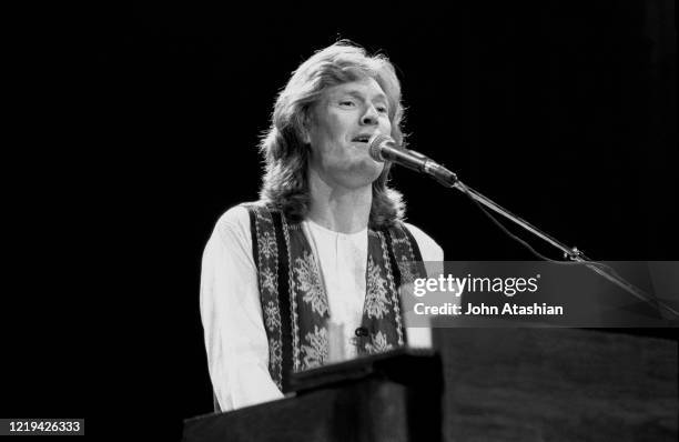 Singer, songwriter and multi-instrumentalist Steve Winwood, formerly of the the Spencer Davis Group, Traffic and Blind Faith, is shown performing on...