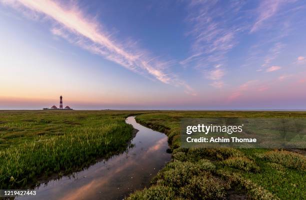 westerheversand, northern germany - wattenmeer national park stock pictures, royalty-free photos & images