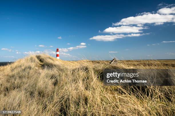 lighthouse, sylt island, germany, europe - wattenmeer national park stock pictures, royalty-free photos & images