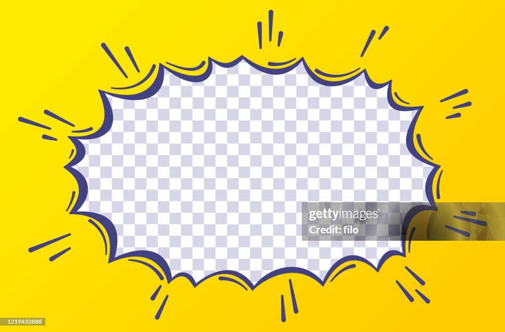 Comic Lettering Blasts Comic Blast High-Res Vector Graphic - Getty Images