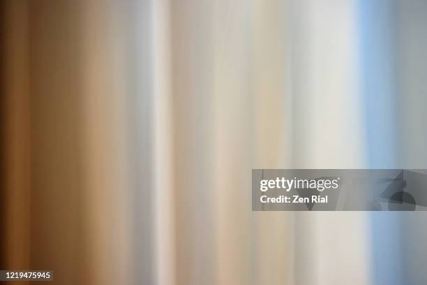 backlit curtain creating linear patterns - opal stock pictures, royalty-free photos & images