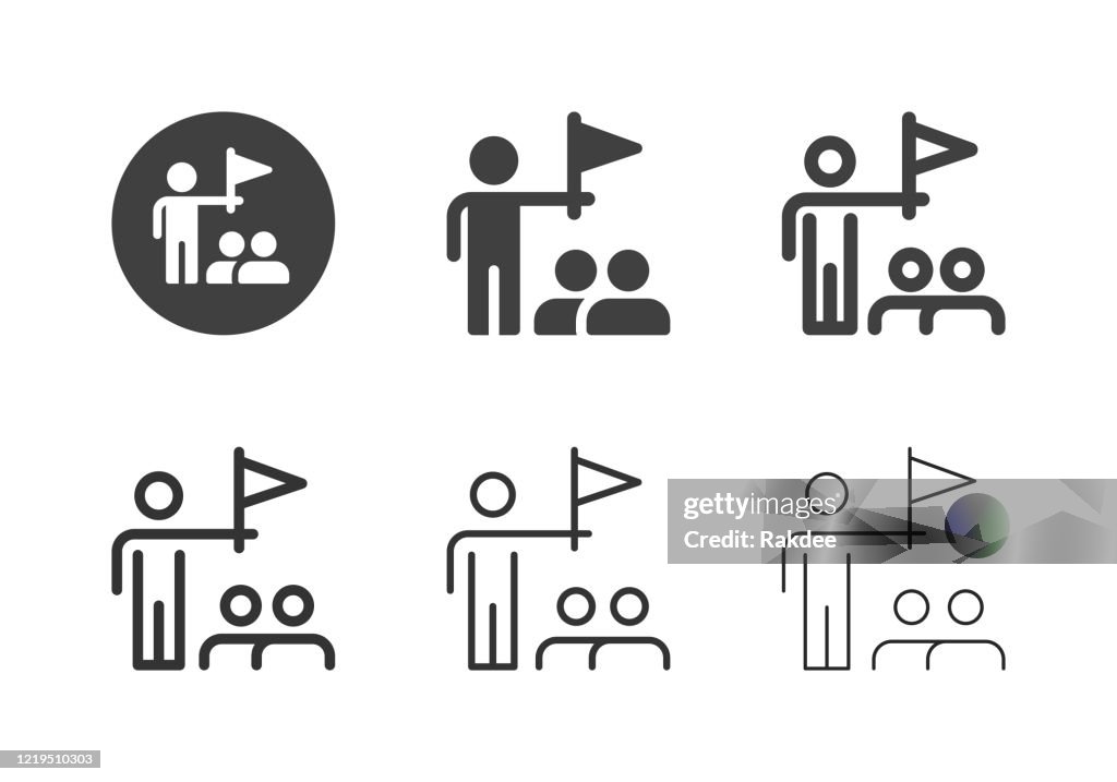 Icônes de guide touristique - Multi Series