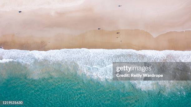 beach aerials, australia - drone ocean stock pictures, royalty-free photos & images