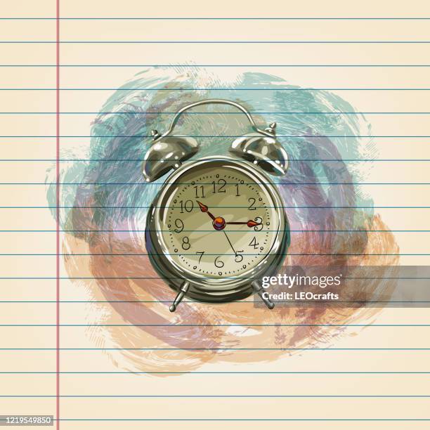 Paper Texture Clock 1,105 The Texture With The Clock Stock Photos, High-Res Pictures, and ...