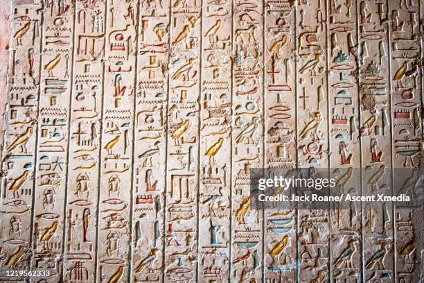 Seti Scripts 223 Tomb Of Seti I Stock Photos, High-Res Pictures, and Images - Getty ...
