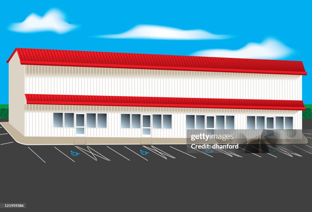 Metal Building Vector Metal Building High-Res Vector Graphic - Getty Images