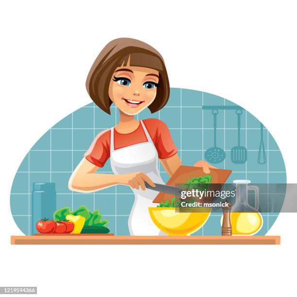 Ilustraciones de Mujer Cocinando - Getty Images Ilustraciones de Mujer Cocinando - Getty Images