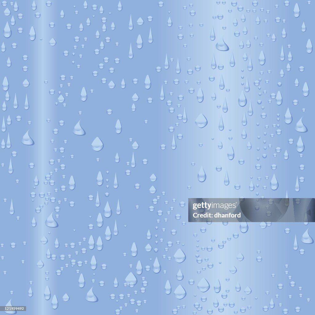 Rain or water on glass - Seamless Pattern