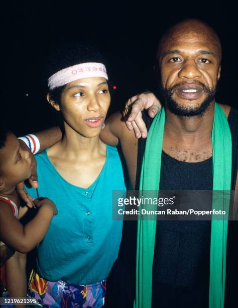 Linda and Cecil Womack of the singing duo Womack & Womack, circa 1988.
