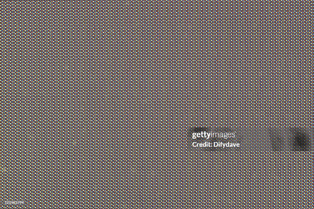 Macro de fósforo puntos en Monitor de tubo de rayos catódicos