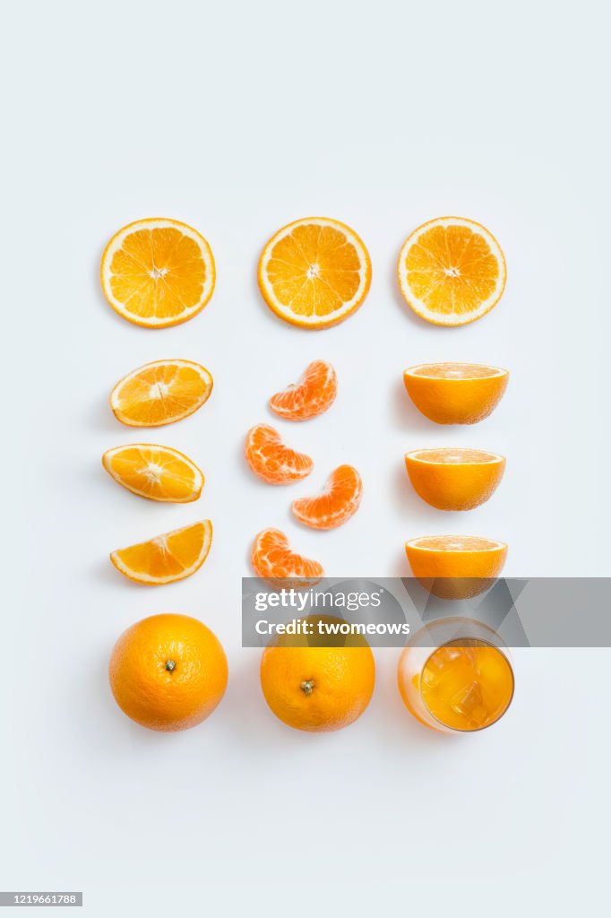 Orange still life image.