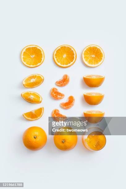 orange still life image. - orange colour stock pictures, royalty-free photos & images