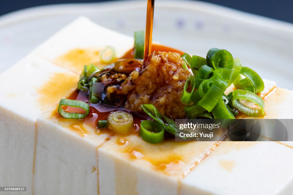 Japanese health food, tofu