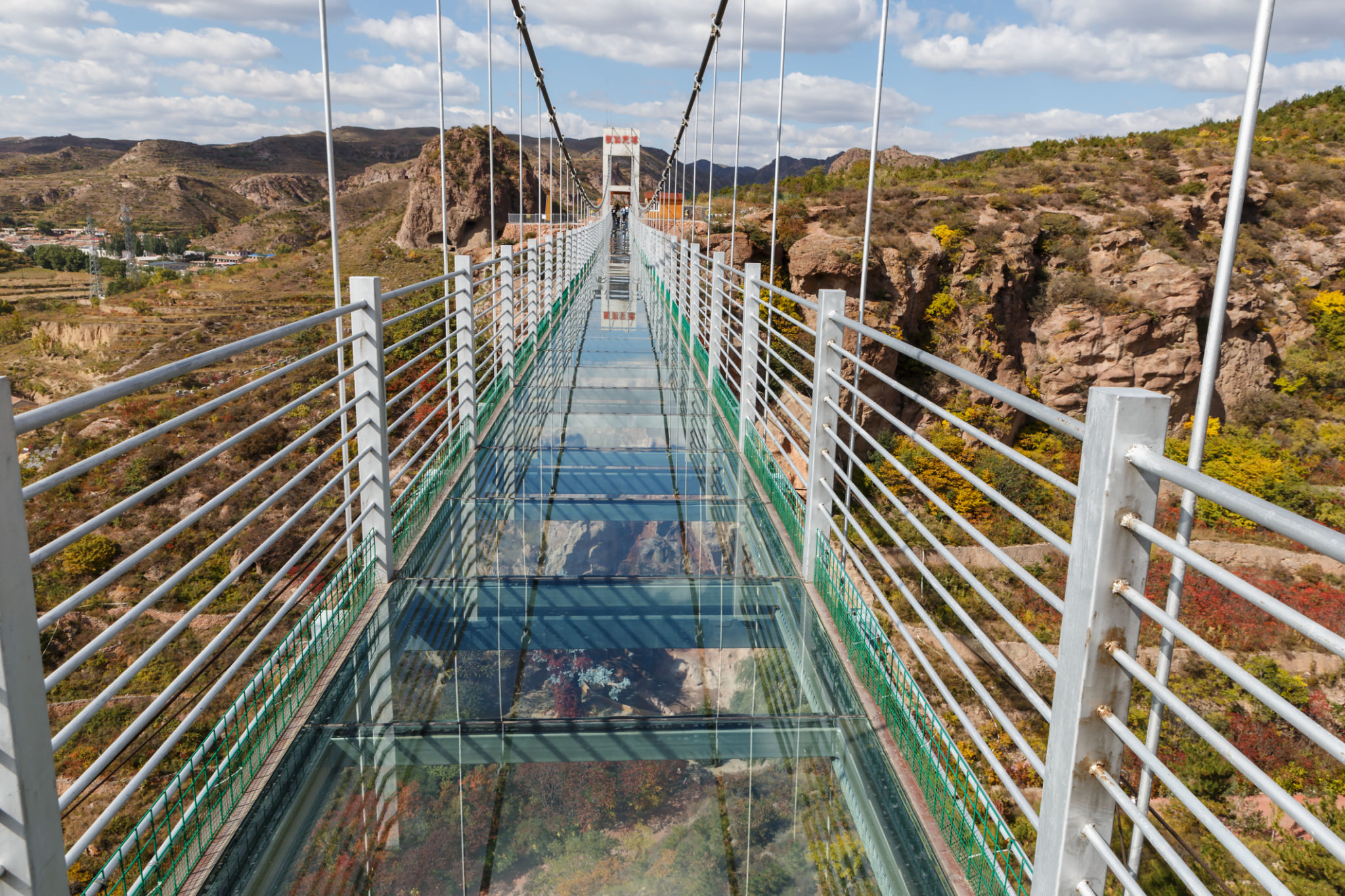 glass suspension bridge in the mountains glass suspension bridge in the mountains
