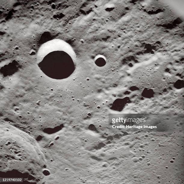 Apollo 10 Apollo 10 photo of the lunar surface taken from Mount Marilyn, May 1969. Artist NASA.