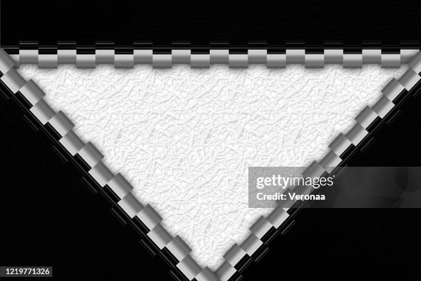 abstract corporate background, brushed and engraved metal plate with decorative silver metallic ornament- ribbon. - silver plate background stock illustrations