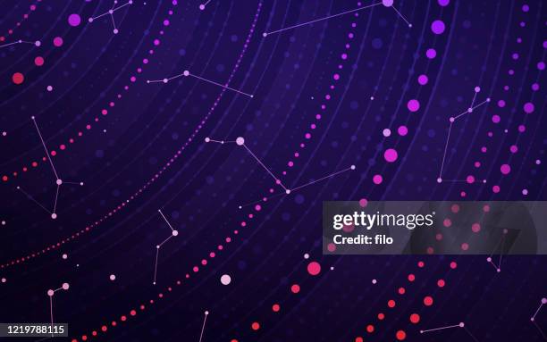 ilustraciones, imágenes clip art, dibujos animados e iconos de stock de abstract outer space planets stars and constellations background - milky way