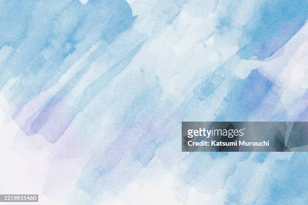 abstract blue watercolor texture background - blue lined paper stock pictures, royalty-free photos & images
