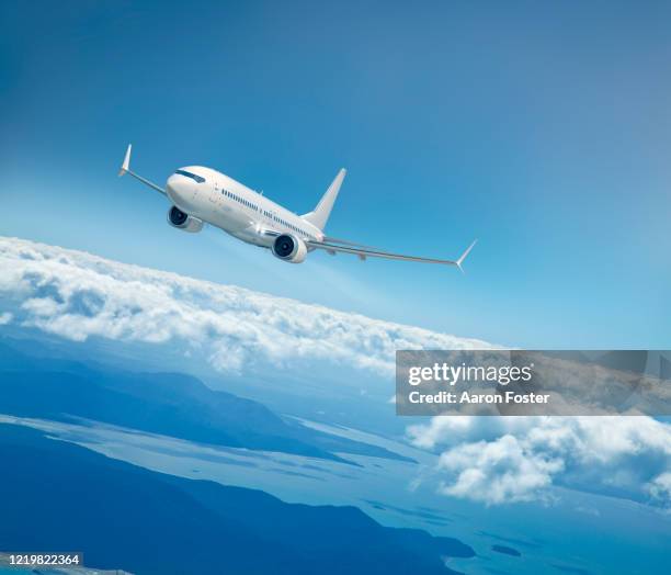 gerneric aircraft in flight - aircraft planes aaron foster stock pictures, royalty-free photos & images