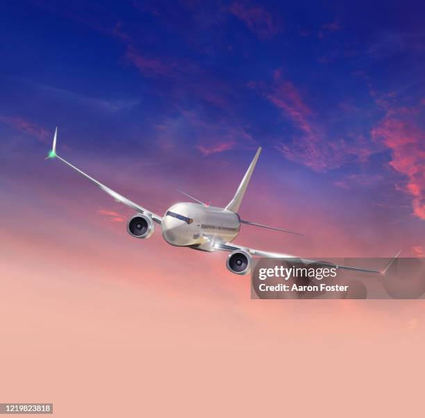 gerneric aircraft in flight - aircraft planes aaron foster stock pictures, royalty-free photos & images