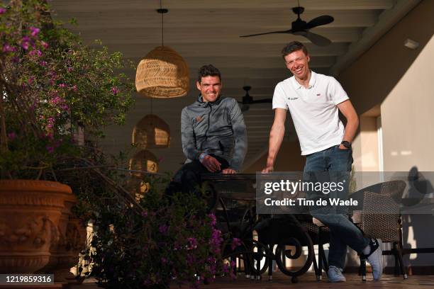 Oliver Naesen of Belgium and Team AG2R La Mondiale / Greg Van Avermaet of Belgium and CCC Team / Photo Session / @CCCProTeam / #allezALM / on...