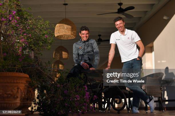 Greg Van Avermaet of Belgium and CCC Team / Oliver Naesen of Belgium and Team AG2R La Mondiale / Photo Session / @CCCProTeam / #allezALM / on...