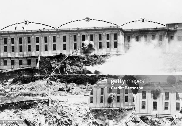 In cell block marked 1, convicts launched the first phase of their fight on Thursday during an escape attempt which became known as the Battle of...