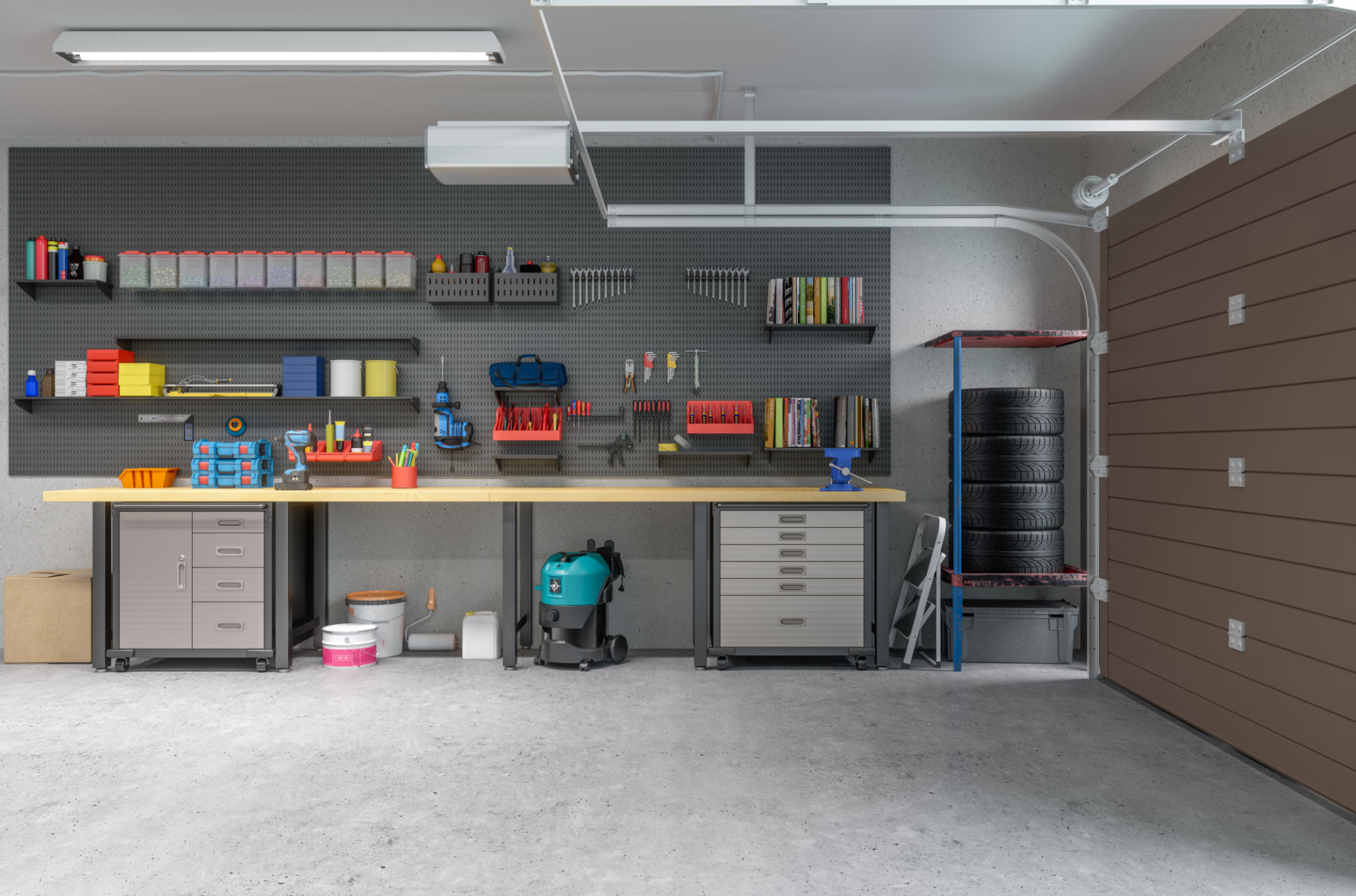 repair shop interior