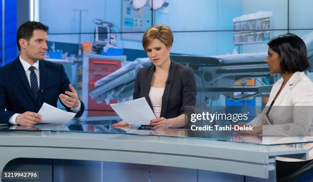 Interview In News News Studio Interview Photos and Premium High Res Pictures - Getty Images