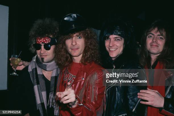 American rock band Autograph, US, circa 1985.
